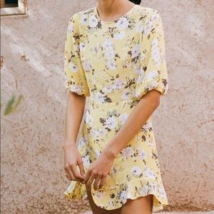Jeanette Dress | Yellow